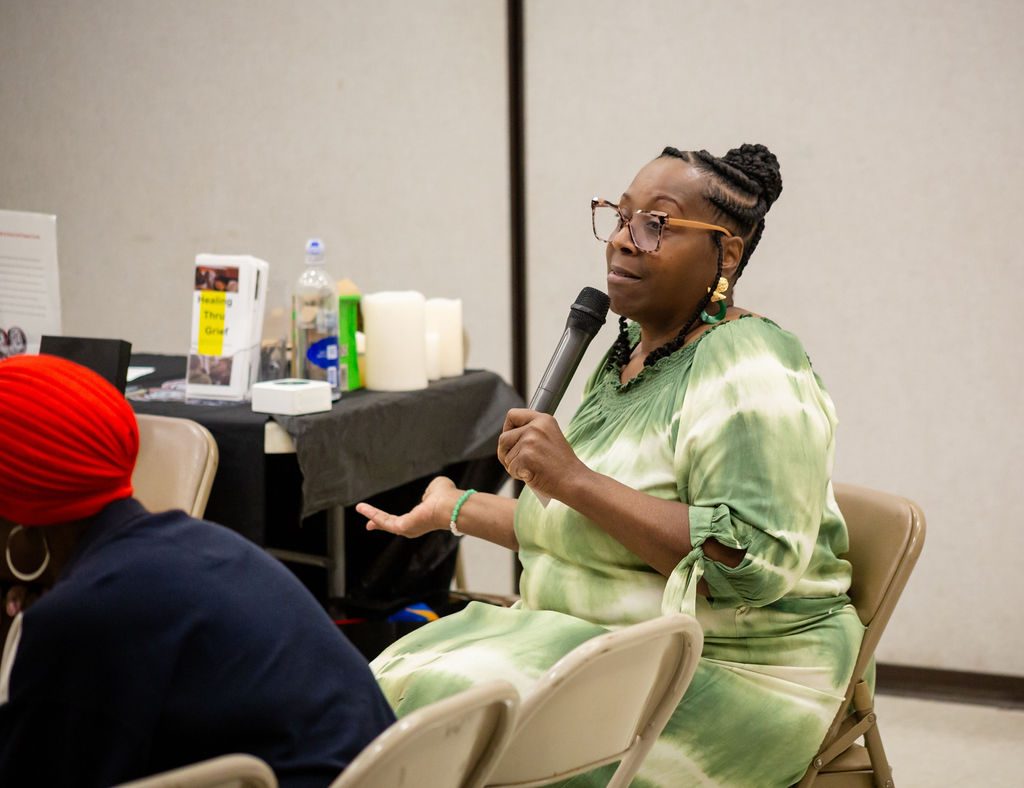 Moment from The Light Still Lives gathering — Mending Minds & Hearts community event